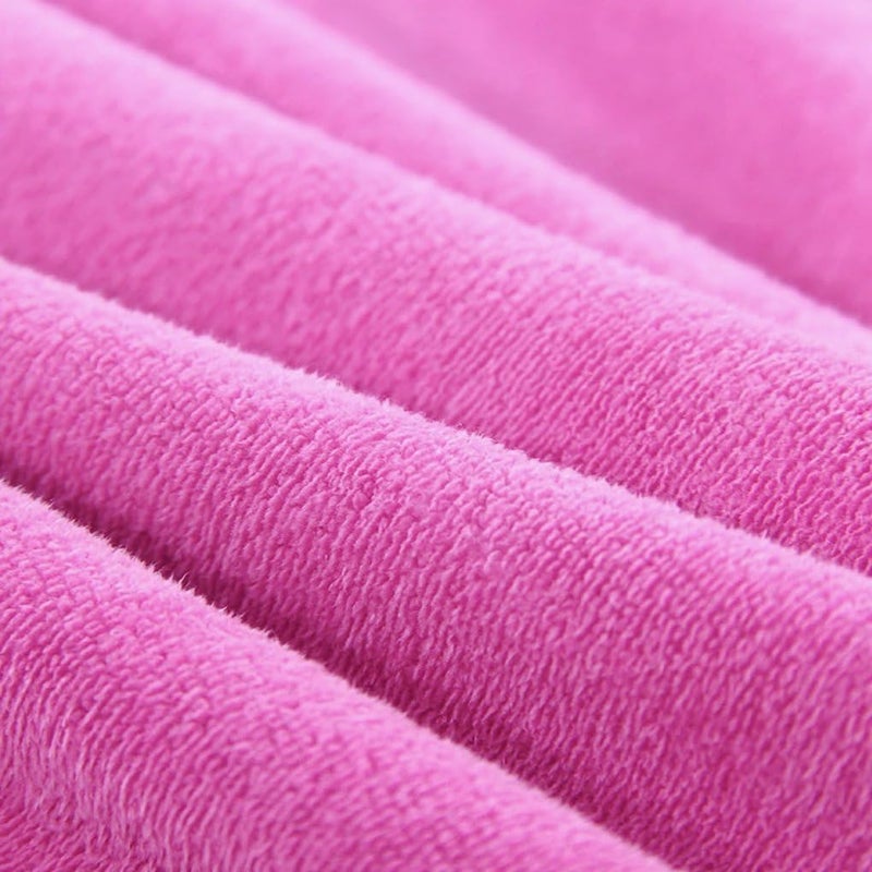 Fakeface Absorbent Microfiber Sexy Spa Bath Wrap Cover Up Towels Set Soft Fleece Terry Bathrobe Bath Towel Tube Dress Robe Nightgown Sleepwear w Shower Hair Drying Turban Cap Hat for Women Girls - Image 2