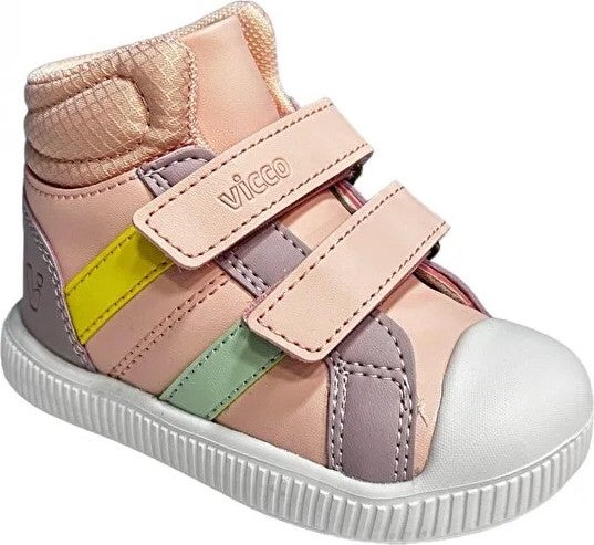 VICCO Yayo Phlon Light Sole Orthopedic Velcro Children's Boots Powder - Image 2