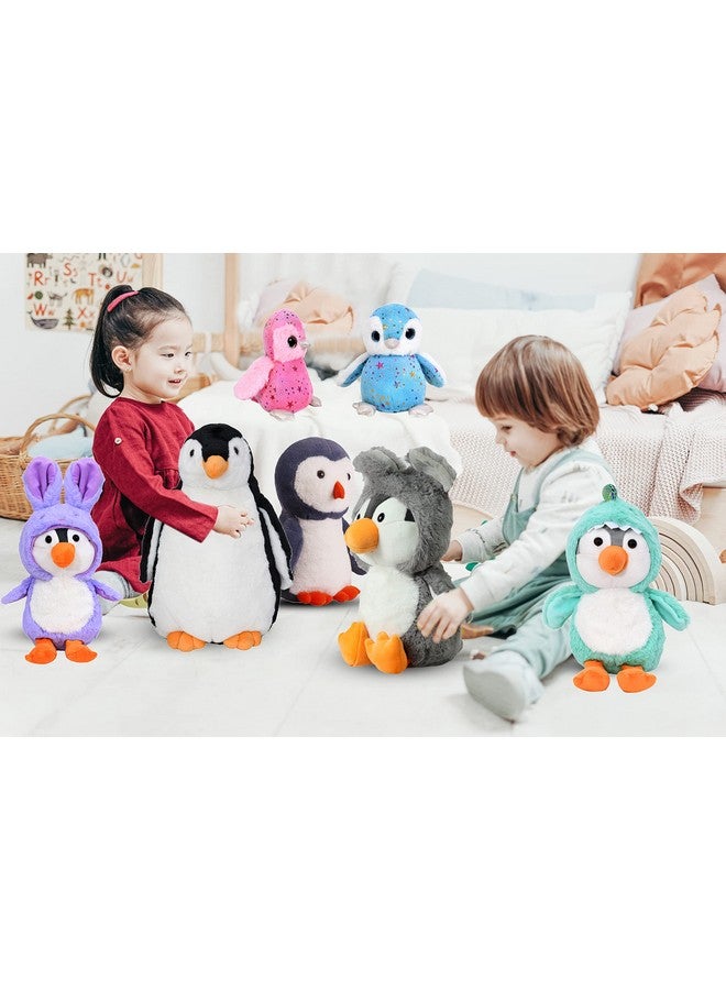 Mirada Mirada Cute Black Penguin Soft Toy for Girls/Kids | Stuffed Plush Animal | Ideal for Birthdays & Special Occasions - 30cm - Image 4