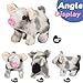 Hopearl Walking Spotted Pig Pet Piggy Interactive Crawling Piglet Electronic Plush Toy Pig Oink Twitch Nose Wag Tail Animated Gifts for Toddlers Birthday 8 - Image 4