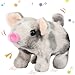 Hopearl Walking Spotted Pig Pet Piggy Interactive Crawling Piglet Electronic Plush Toy Pig Oink Twitch Nose Wag Tail Animated Gifts for Toddlers Birthday 8 - Image 2