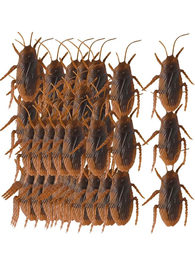 Amscan Plastic Brown Cockroaches 36 Pcs. - Image 1