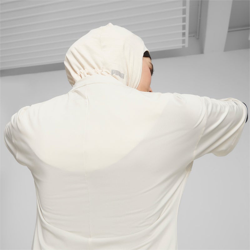 PUMA Modest Womens White Oversized Training T-shirt - Image 4