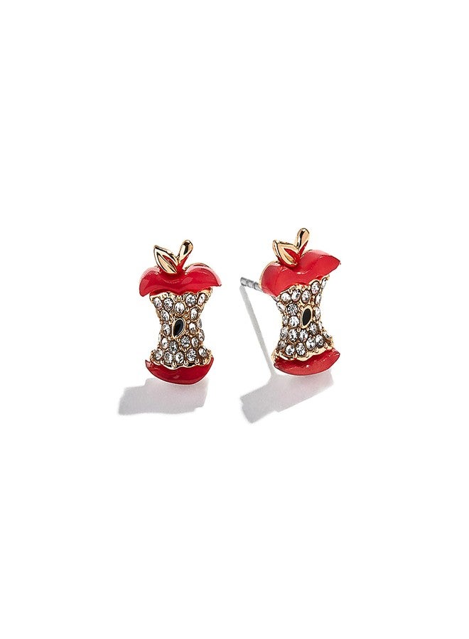BaubleBar Cute To The Core Apple Earrings - Red - Image 1