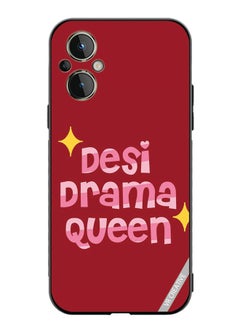 Protective Case Cover For OnePlus Nord N20 5G Desi Drama Queen Design Multicolour