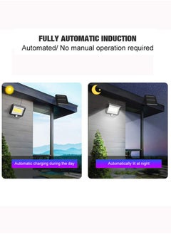 OULIYO 100COB Solar Flood Light Solar Light Outdoor with Motion Detector IP65 Waterproof 120 Lighting Angle Garden Solar Wall Light  - Image 5