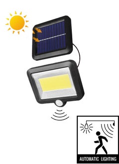 OULIYO 100COB Solar Flood Light Solar Light Outdoor with Motion Detector IP65 Waterproof 120 Lighting Angle Garden Solar Wall Light  - Image 1