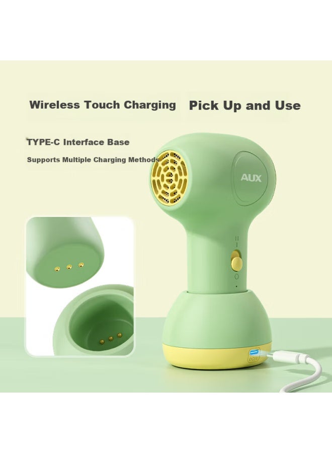 Aux Baby Hair Dryer, Wireless Rechargeable, For Newborns And Children, Hair Blower, Hair Protection, Low Radiation, Constant Temperature, Low Noise, Gentle Air Flow - Image 2