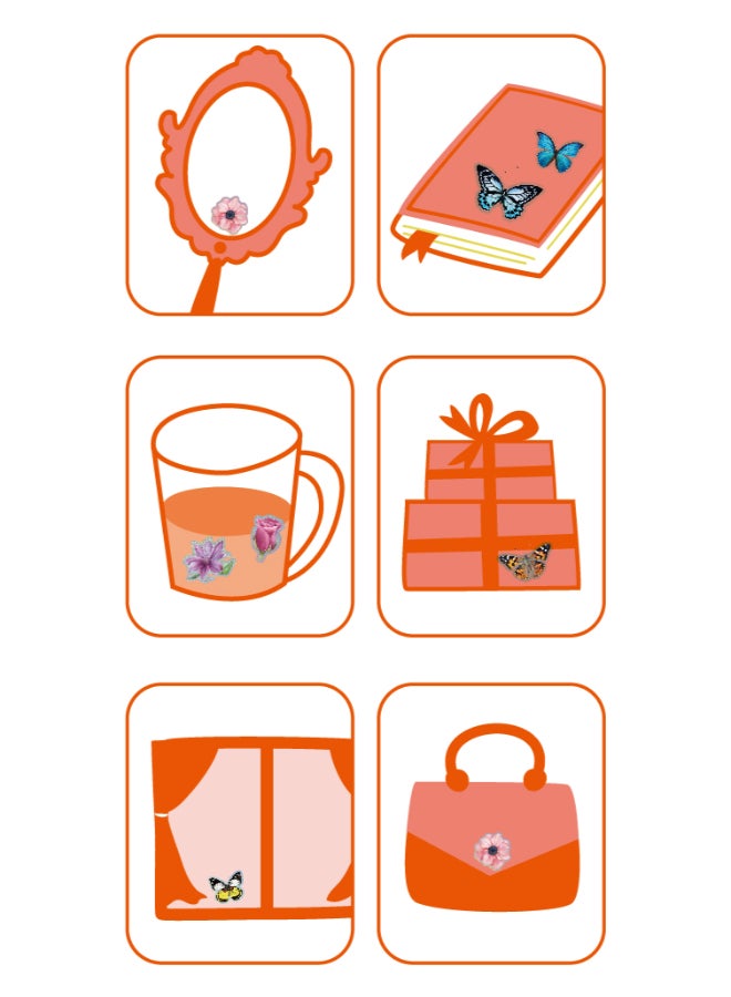 Avenir 3D Stickers 10 pack - Butterfly Multicolour | These beautiful and realistic-looking 3D stickers pop out to showcase a gorgeous collection. | ages 3+ - Image 3