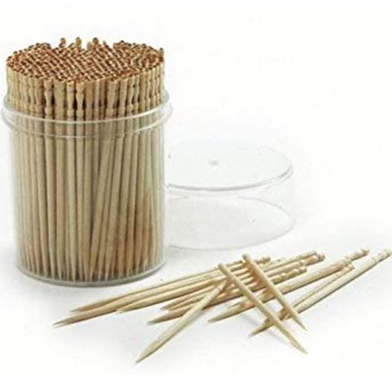 Red Champion Red Champion Wooden Biodegradable ToothpickBamboo Wooden Toothpick Toothpick Fruit Picks Cocktail Picks Appetizers 200 Sticks - Image 3