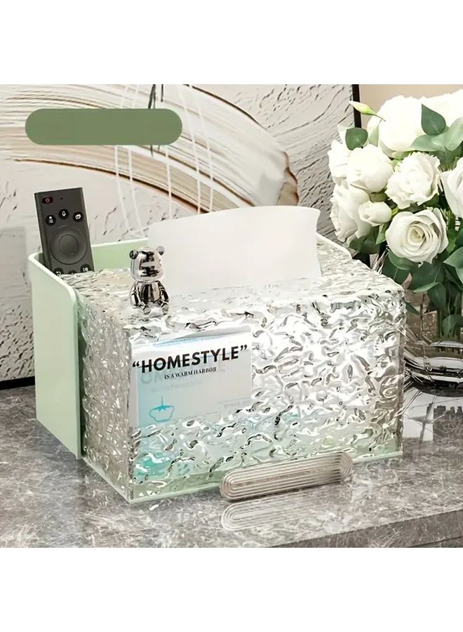 صندوق تخزين مطلي بالذهب الأخضر بثلاثة أقسام متعدد الوظائف للغرفة المعيشة، الحمام، المكتب - Image 5