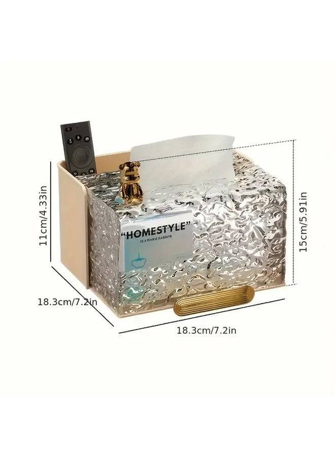 صندوق تخزين مطلي بالذهب الأخضر بثلاثة أقسام متعدد الوظائف للغرفة المعيشة، الحمام، المكتب - Image 4