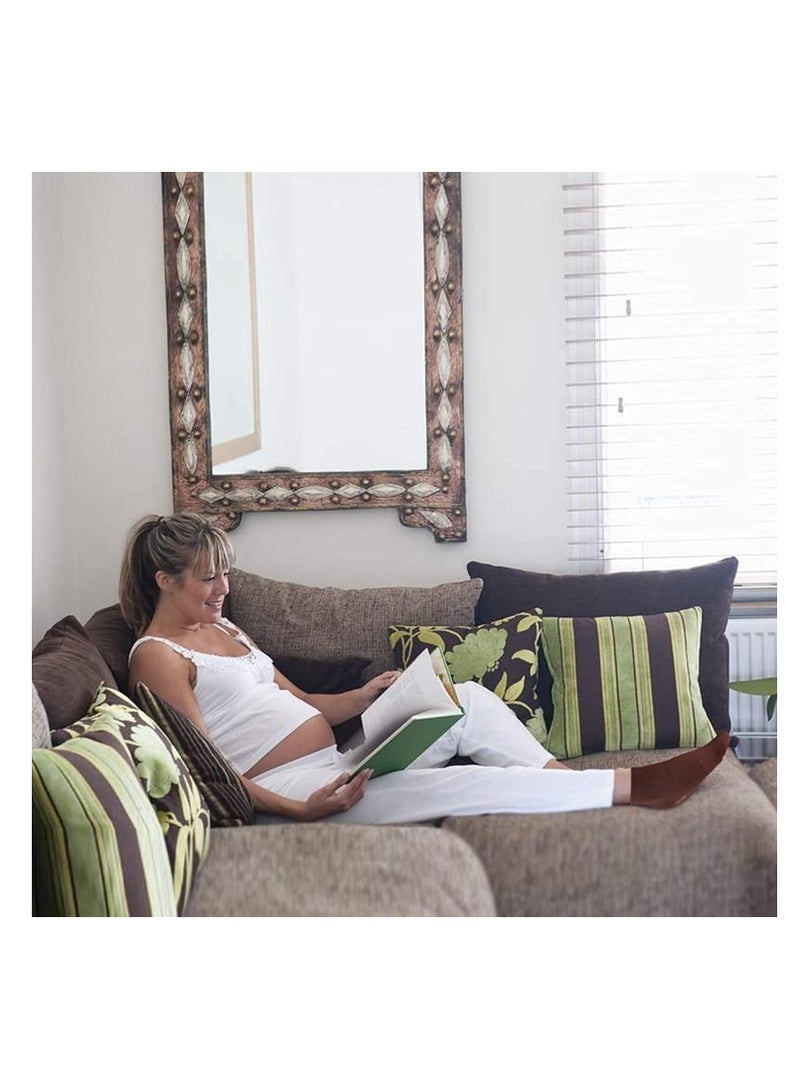 Excefore 12 زوجًا من جوارب النعال للنساء، جوارب مانعة للانزلاق، جوارب رياضية قصيرة من القطن وجوارب الترامبولين للبالغين والنساء وجوارب المستشفى وجوارب اليوجا (أسود) - Image 4