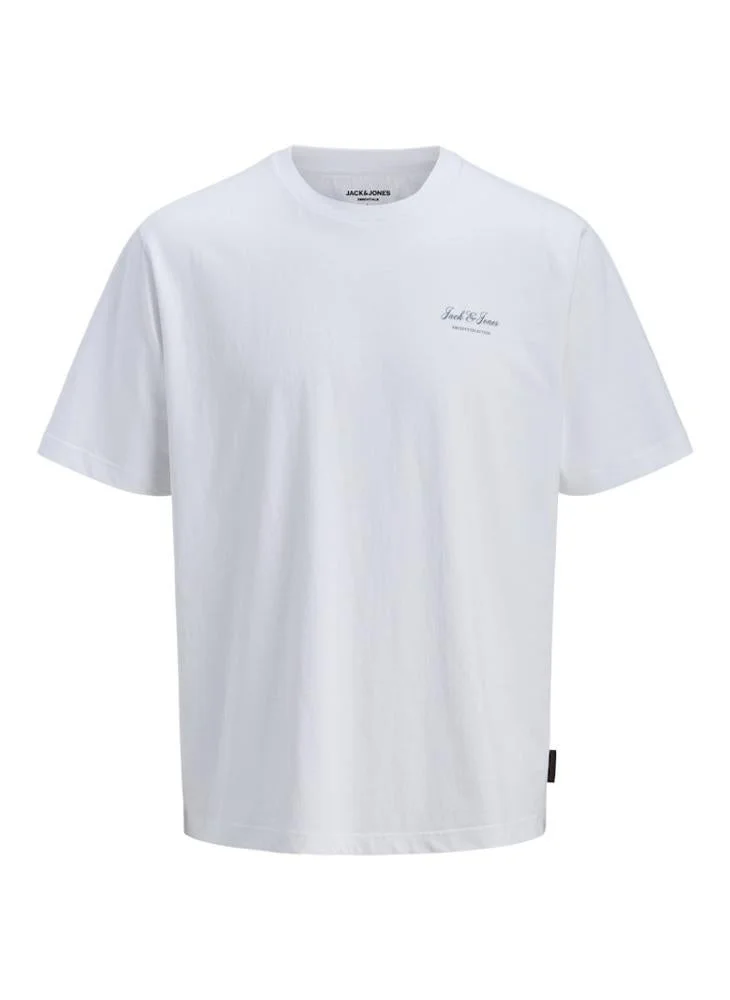 JACK & JONES  Plus Size Graphic Crew Neck T-Shirt for Men | Best Price UAE