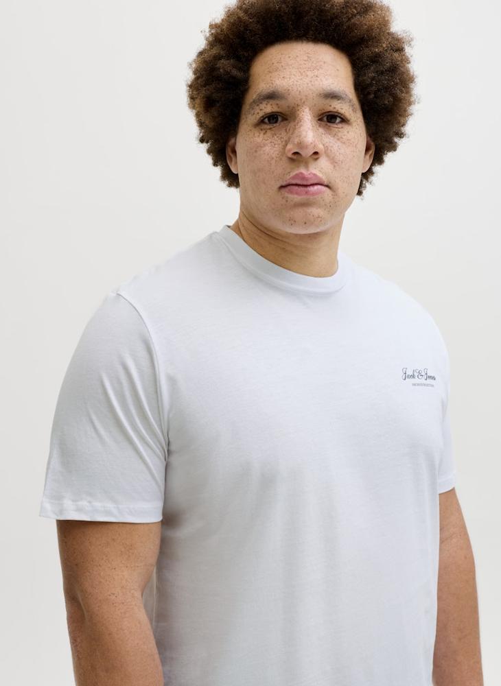 JACK & JONES Plus Size Graphic Crew Neck T-Shirt - Image 3