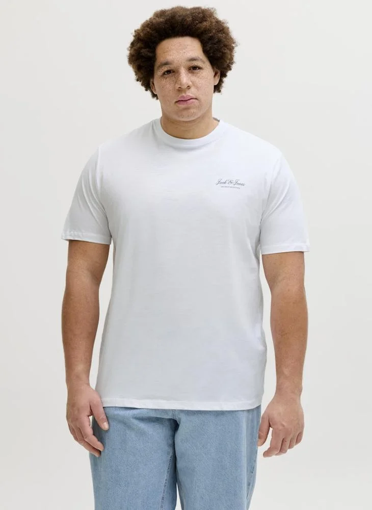 Plus Size Graphic Crew Neck T-Shirt