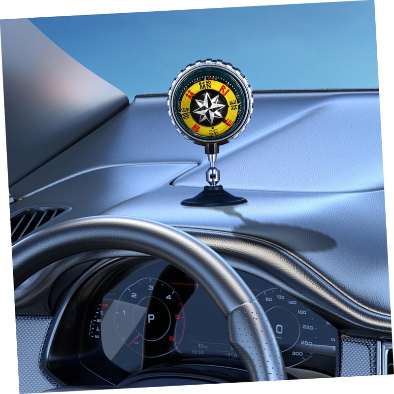 Suction Cup Dashboard Compass for Car Navigation and Interior Decoration - Image 5
