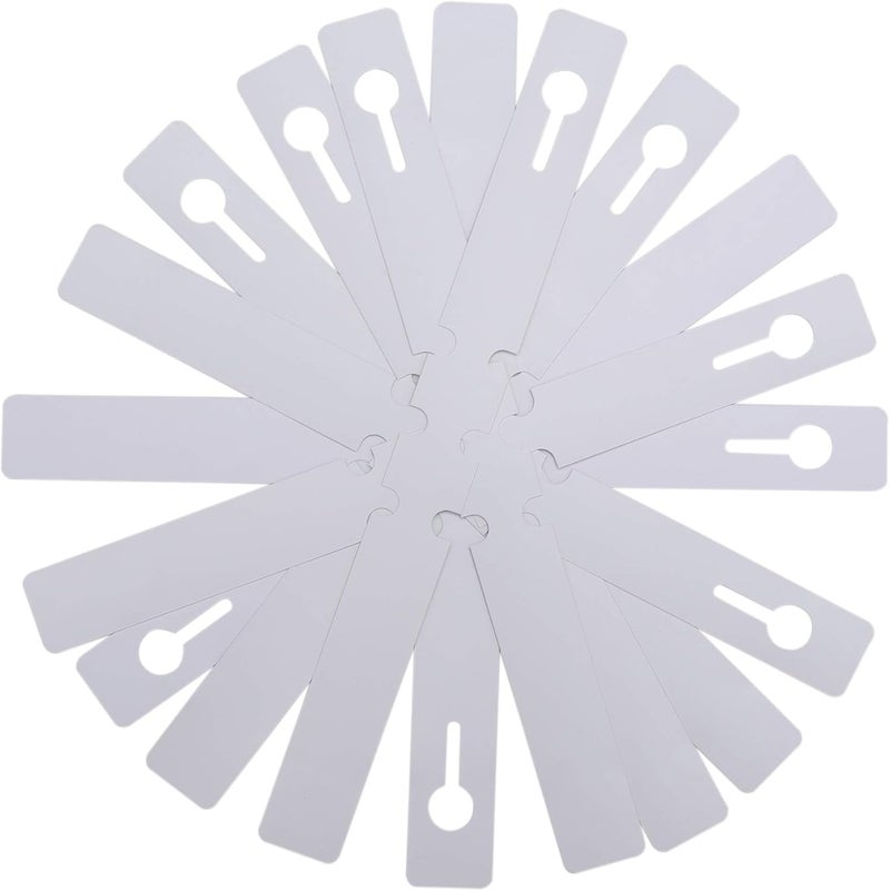 Mihey 200 Pcs White Plastic Plant Tags with a Marker Pen Wrap Around Hanging Tree Tags Nursery Garden Labels Waterproof Nursery Garden Stakes 2x20cm  - Image 3