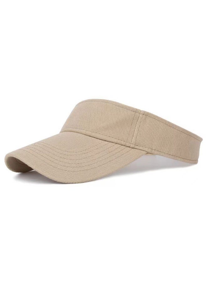 Sports Sun Visor Hats，Cotton Adjustable Sun Caps for Men Women