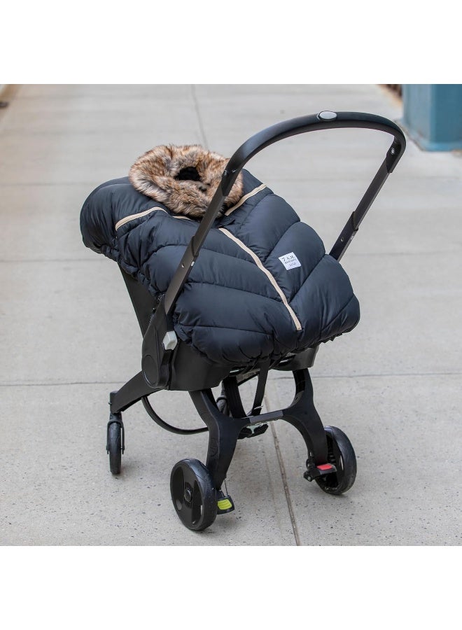 7 A.M. Enfant Car Seat Cocoon (Faux Fur) - Image 2