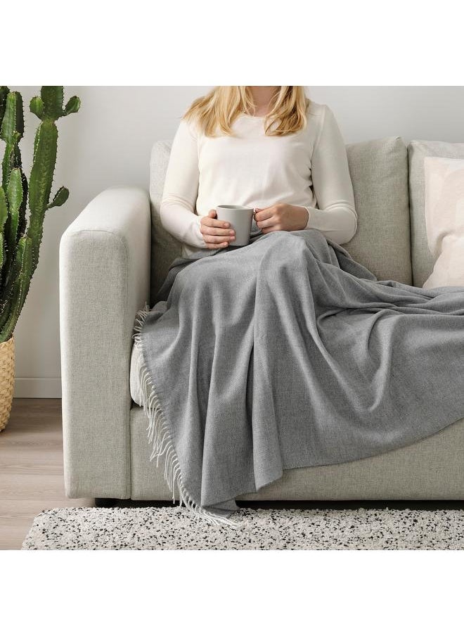 erorex Throw, grey, 120x160 cm  - Image 3
