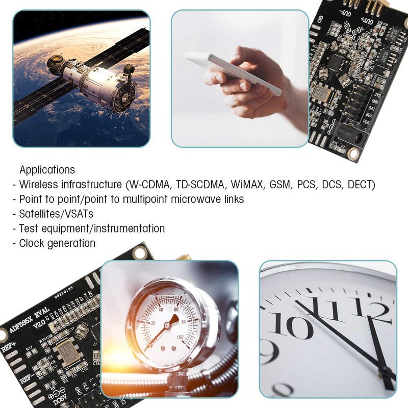 لوحة تطوير ADF5355 PLL VCO مخرجات التردد اللاسلكي من 54 ميجاهرتز إلى 13.6 جيجاهرتز مولد التردد - Image 4