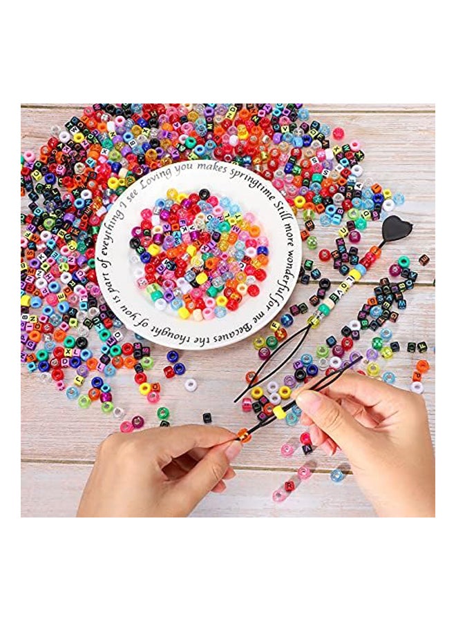 Pieces Acrylic Pony Large Hole Bead Kit for Bra - Image 4