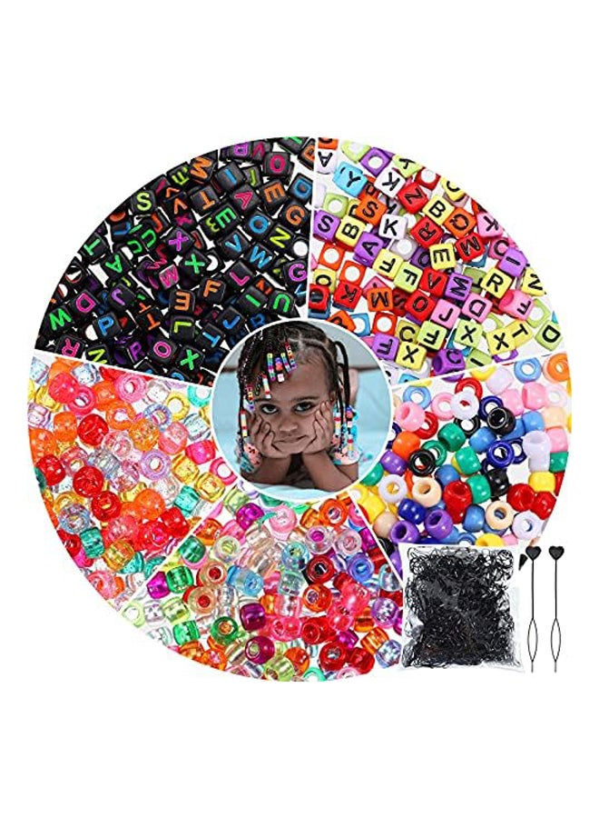 Pieces Acrylic Pony Large Hole Bead Kit for Bra - Image 2