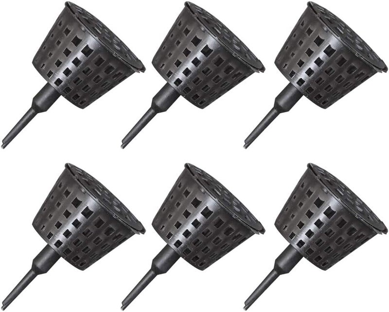 woobles 50pcs Fertilizer Baskets for Garden Flower Osmocote Plant Pot Potted Holder S 4X3CM Black 50pcs - Image 1