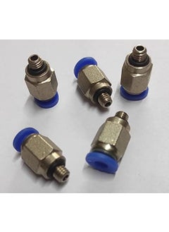 CRAFTSFY CRAFTSFY Pneumatic Coupler Air Connectors PC4M5 Thread 4MM Straight Fitting For PTFE Tube 3D Printer M5X 4 Pneumatic Push Type Hose Tube Fitting Adapter Connector Push Fittings Pneumatic M5X 4 MM 2pc  - Image 3