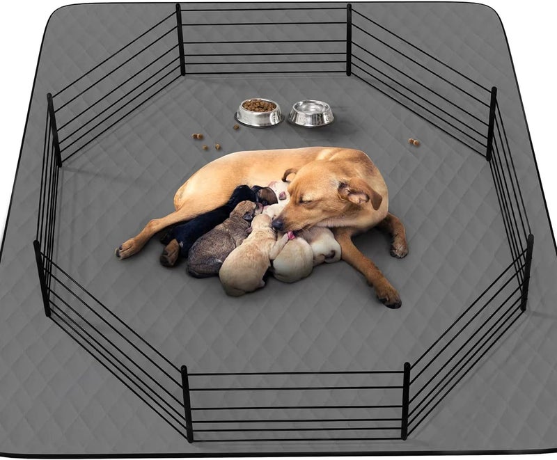 CoolShields Washable Reusable Dog Pee Pads, 34"x52" Absorbent & Waterproof Puppy Training Pad for Crate, Playpen & Carpet, Large Potty Pads for Dogs, Cats & Small Pets - Image 1
