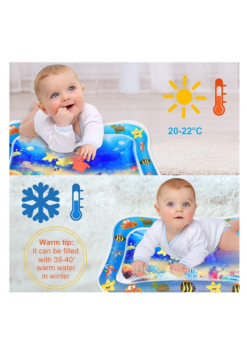 Raxoom Inflatable Tummy Time Water Mat Baby – Infant and Toddler Play Sensory Toys for Early Development Activities | Age 3 to 12 Months - Image 3