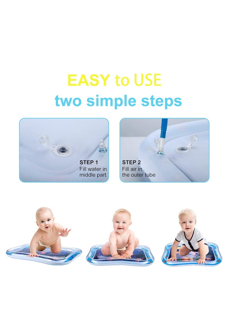 Raxoom Inflatable Tummy Time Water Mat Baby – Infant and Toddler Play Sensory Toys for Early Development Activities | Age 3 to 12 Months - Image 5