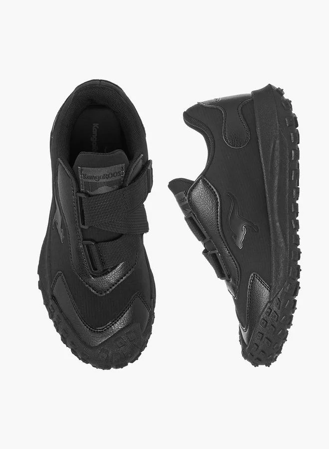 Kangaroos Boys Panelled Hook And Loop School Sports Shoes