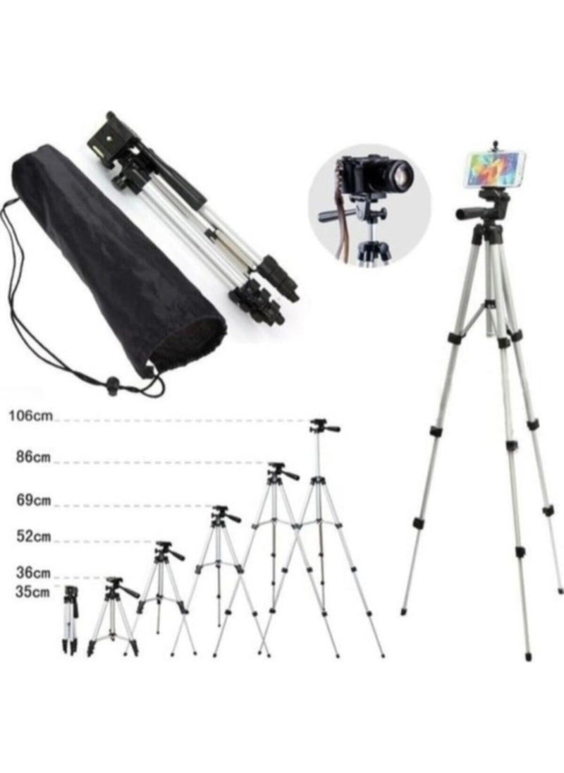İstanbul Teknoloji - Istanbul Technology Professional Bluetooth Controlled Tripod, Photo and Video Shooting with 106 cm Phone Holder - Image 1