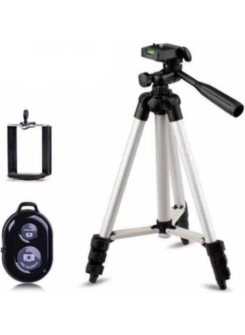 İstanbul Teknoloji - Istanbul Technology Professional Bluetooth Controlled Tripod, Photo and Video Shooting with 106 cm Phone Holder - Image 1