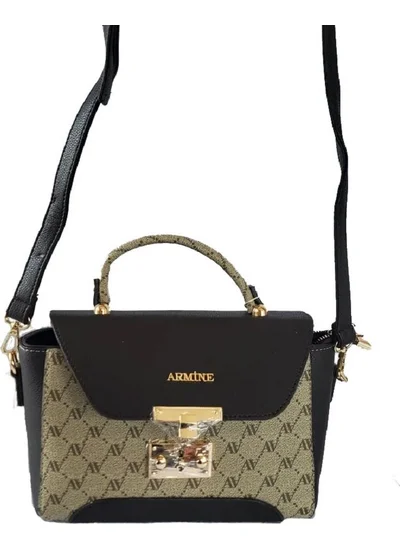 ARMINE Women's Mink Dotted Hand and Shoulder Bag 378