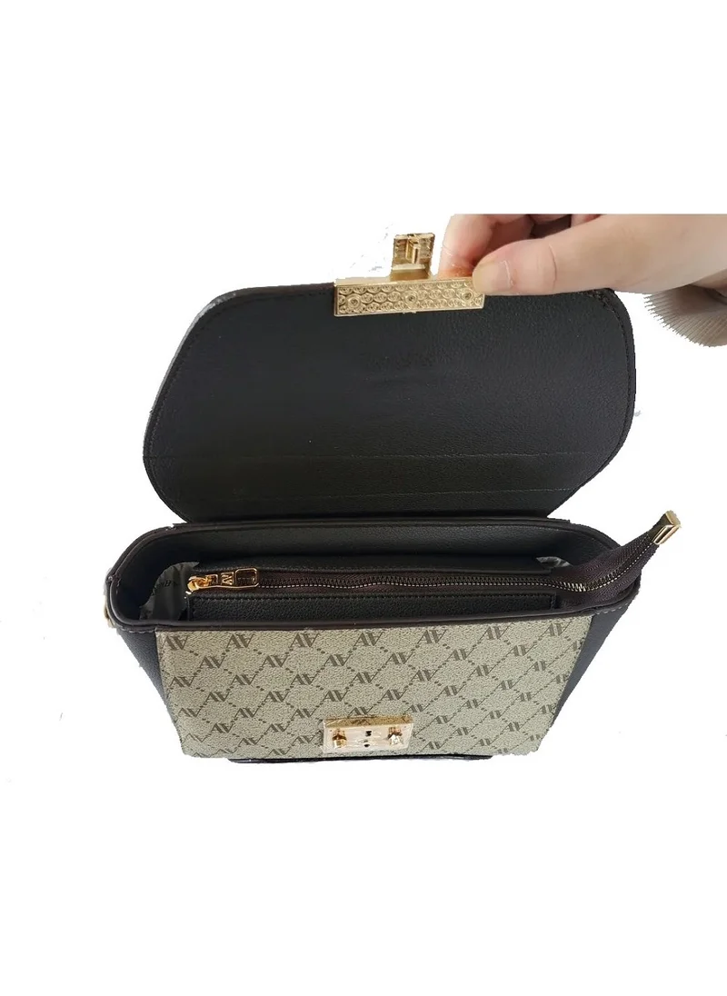 ARMINE Women's Mink Dotted Hand and Shoulder Bag 378