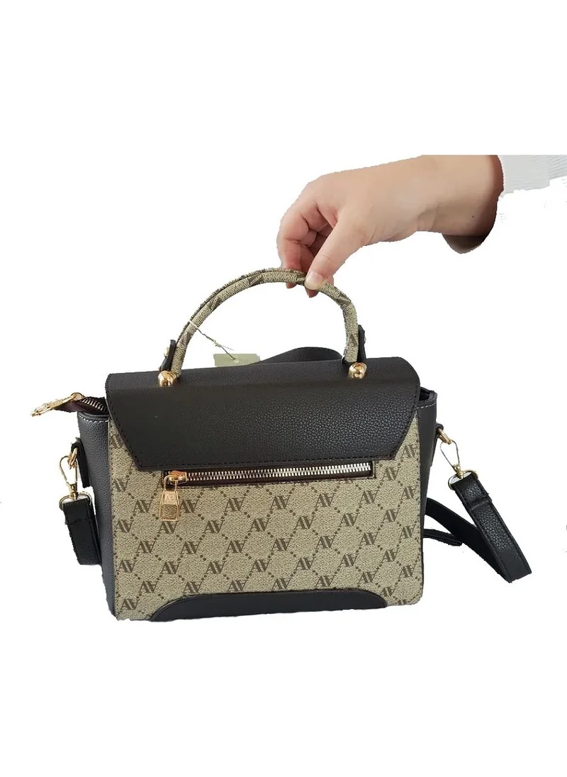 ARMINE Women's Mink Dotted Hand and Shoulder Bag 378
