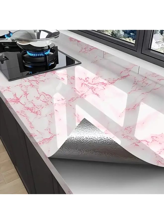 Self Adhesive Waterproof Vinyl Wallpaper Marble Pattern 393 7 Inch Long Easy Clean Bathroom Kitchen - Image 4