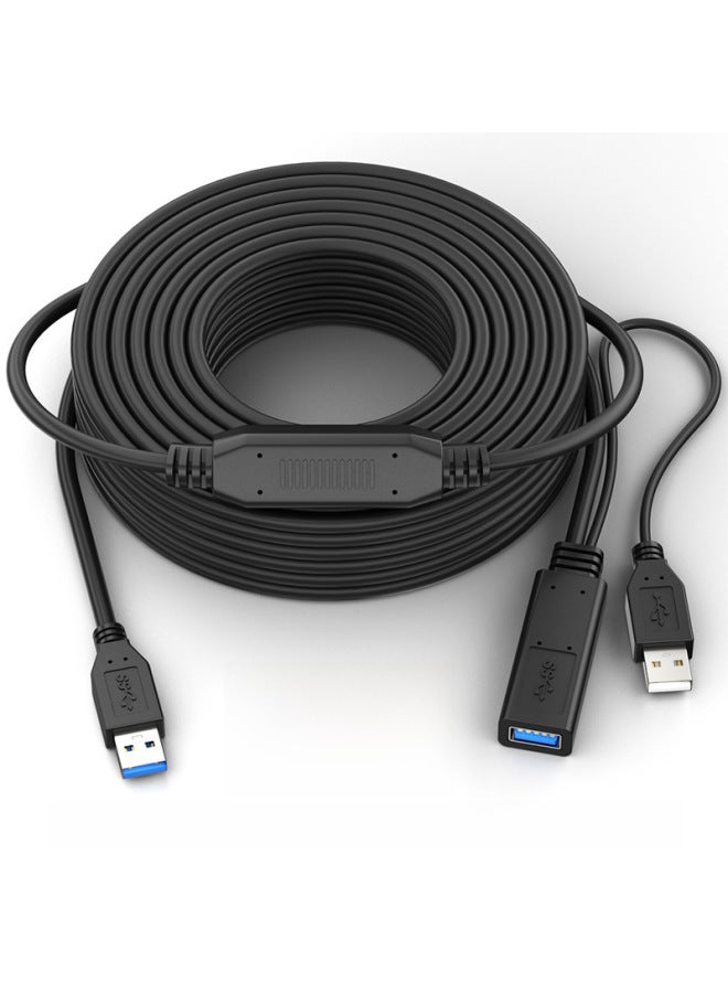 Neutral Usb3.0 Extension Line Male To Female Extension Data Line Built-in Amplifier Chip Computer Connection Usb Extension Line - Image 4