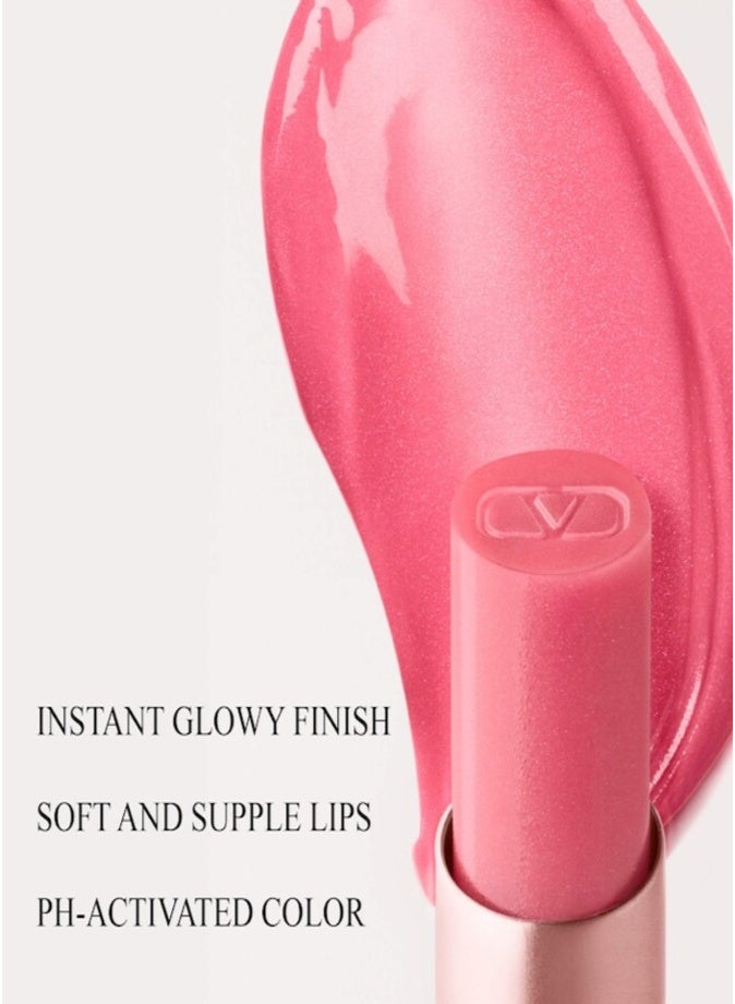 VALENTINO MAKE UP Spike Valentino Dew Shine Lipstick 1.9g – 106A Midsummer Breeze Hydrating High-Shine Lip Color with Dewy Finish - Image 5