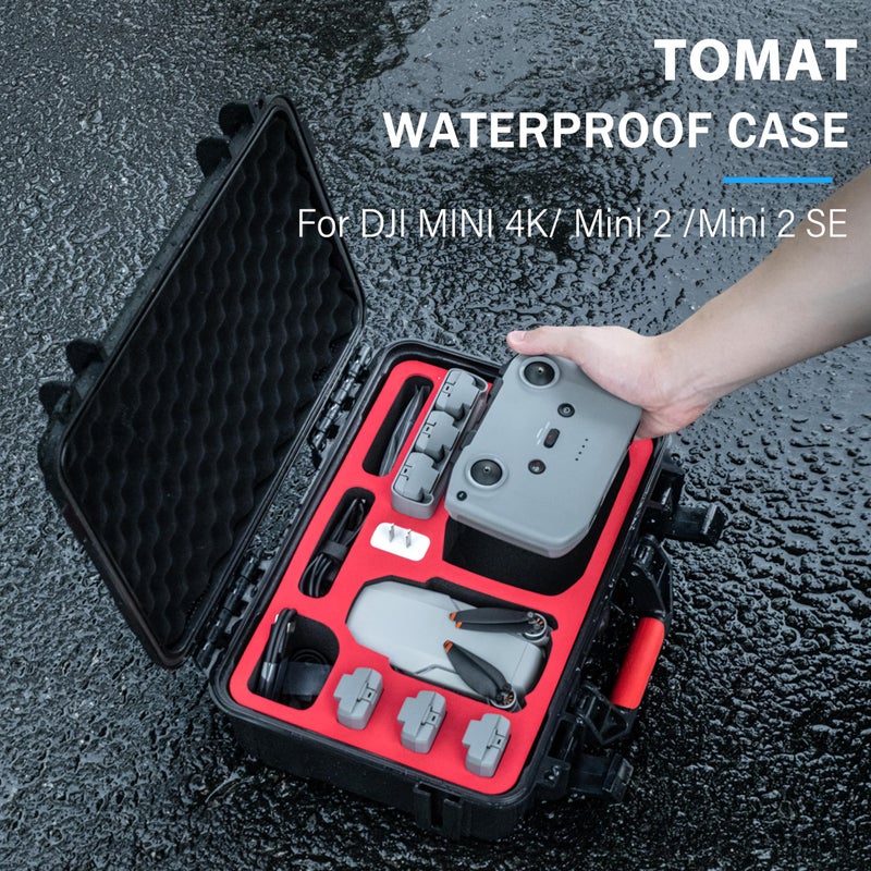 STARTRC Tomat Mini 4K Case Waterproof Hard Carrying Case for DJI MINI 4K/Mini 2 /Mini 2 SE Fly More Combo Accessories - Image 2