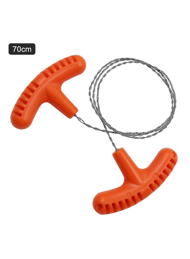 2024 Manual Hand Steel Rope Chain Saw Practical Portable Emergency Survival Gear Steel Wire Kits Travel Tools 