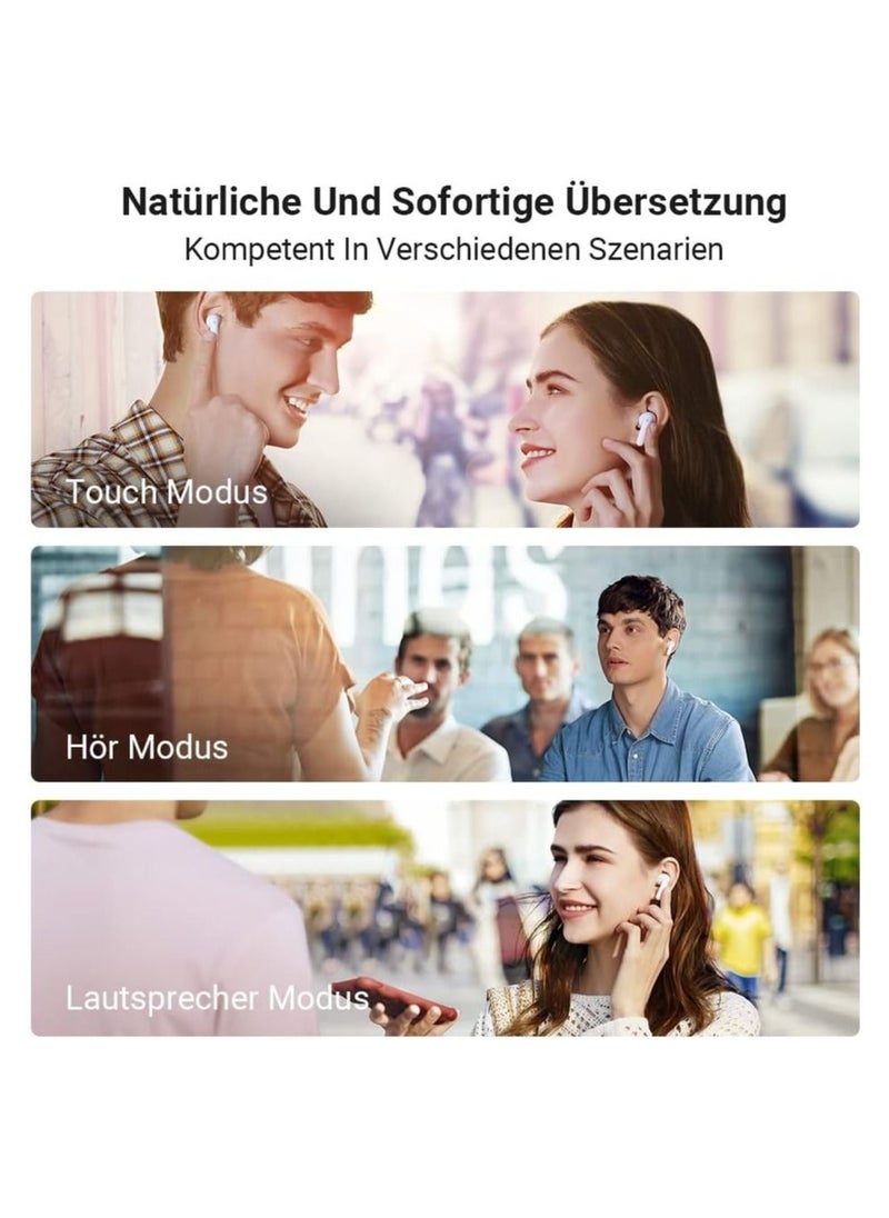 Timekettle - Timekettle M3 Translation Device, Two-Way Translator Headphones with App for 40 Languages & 93 Dialects Online & Offline Language Translator for Expats on Travel, Compatible with iOS & Android - Image 1