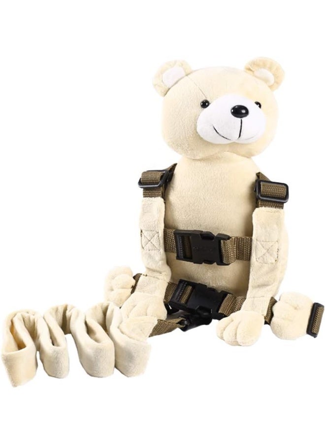 Berhapy New Berhapy 3 in 1 Bear Toddler Safety Harness Backpack, Children's Walking Leash Strap for Boys and Girls (super soft bear) - Image 1