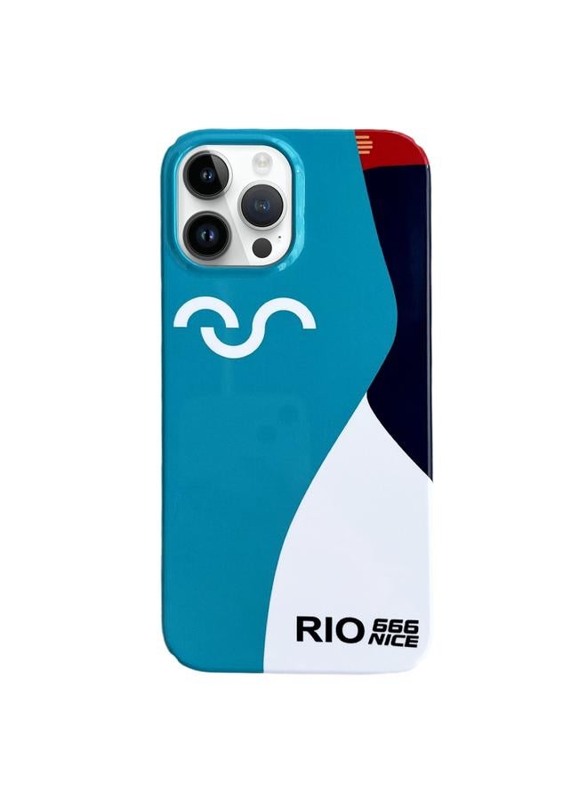 اس-توب جراب لهاتف iPhone 13 Pro، جراب هاتف PC بنمط مرسوم - Image 1