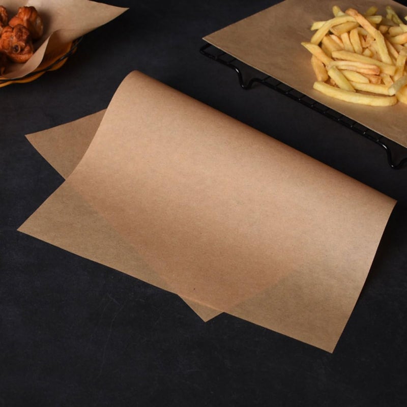 ورق الخبز السميك 200 ورقة لون الخشب الطبيعي غير لاصق - Image 5