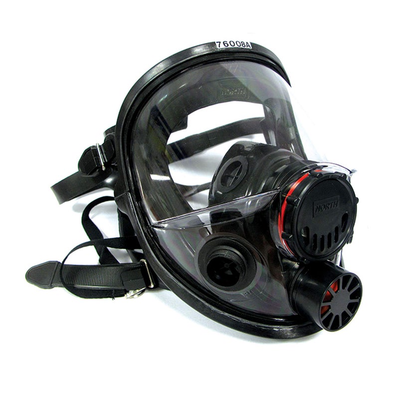 NORTH Honeywell North 7600 Series NioshApproved Full Facepiece Silicone Respirator Small 760008AS