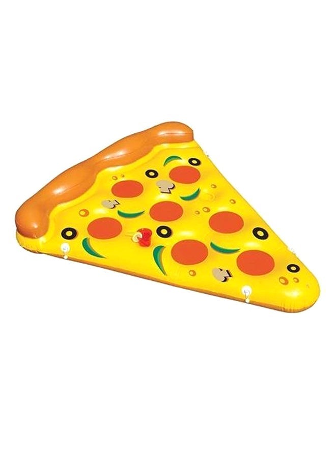 NIBEMINENT Inflatable Pizza Slice Pool Float 180x150x18cm - Image 1